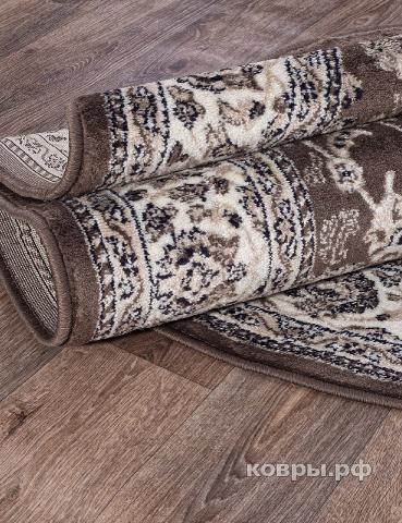 ковер Merinos Valencia Deluxe d251 BROWN Овал — фото 4