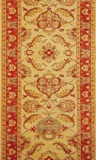 Афганский ковер ручной работы Чуби 0.87x2.91м