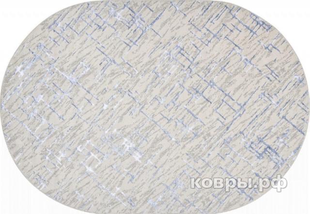 ковер MERINOS LIMAN F164 CREAM-BLUE Овал