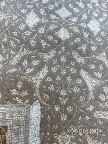 ковер ручной работы Индийский ковер ручной работы из шелка и шерсти Rajkumar (Ражкумар) 1.25x1.78 — фото 4