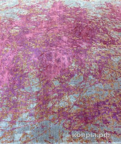 ковер ручной работы Индийский ковер ручной работы из шелка и шерсти 3.02x2.41 — фото 2