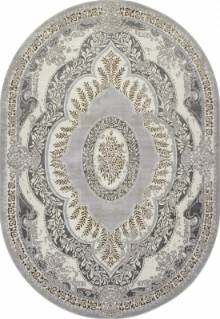 Ковер Ковер PALERMO F290 GRAY-GREEN Овал Ковер Ковер PALERMO F290 GRAY-GREEN Овал