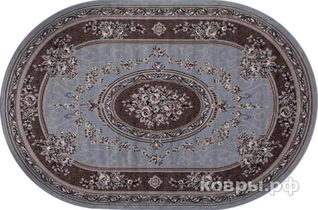 ковер MERINOS SIERRA 5444 BLUE-BROWN 2 Овал