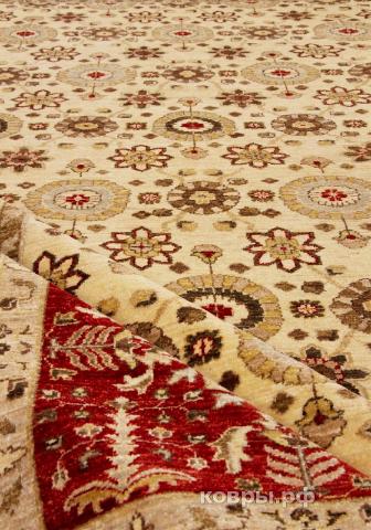 ковер ручной работы Пакистанский ковер ручной работы Чуби Зиглер 2.75x3.68м — фото 9