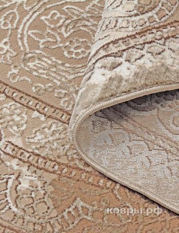 ковер KARMEN HALI ARMINA 03704A BROWN / BROWN Круг — фото 2