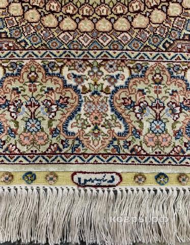 ковер ручной работы Шелковый Китайский ковер ручной работы 0.71x1.25 — фото 6