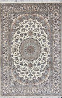 Иранский ковер ручной работы из шелка и шерсти Nain (Наин) 3.03x2.02