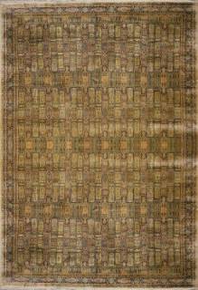 Шелковый Индийский ковер ручной работы Kashmir (Кашмир Хешти) 4.34x3.06