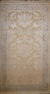 Индийский ковер ручной работы из шелка и шерсти 1.51x0.91