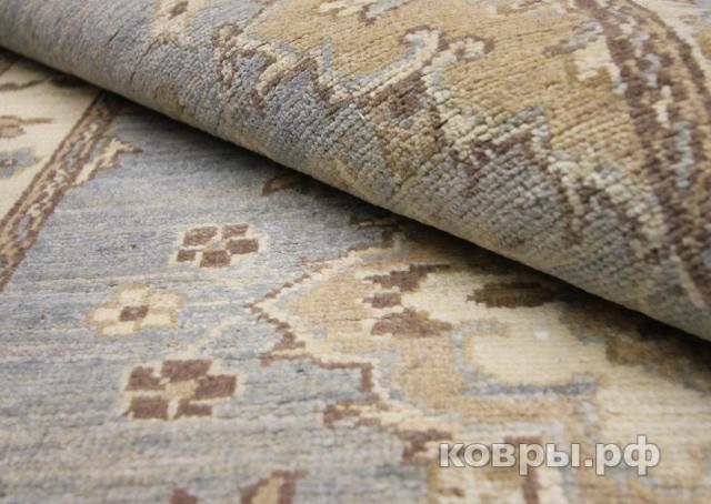 ковер ручной работы Шелковый Афганский ковер ручной работы Сhoubi (Чуби) 3.57x0.81 — фото 4