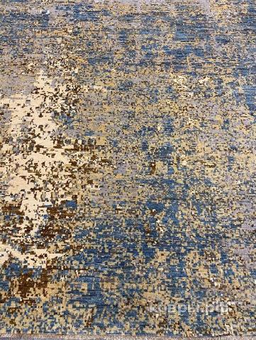 ковер ручной работы Шелковый Афганский ковер ручной работы Designer (Дизайнерский) 3.04x2.41 — фото 3