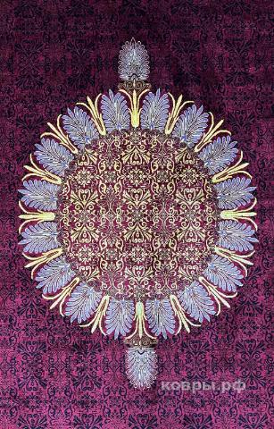 ковер ручной работы Шелковый Китайский ковер ручной работы Chinar (Чинар)  2.04x1.41 — фото 3