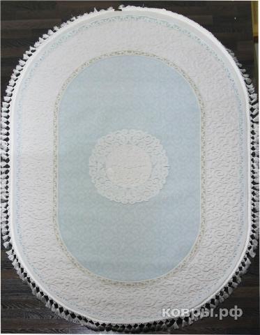 ковер Karmen Hali Hunkar 7908 BLUE / BLUE Овал — фото 2