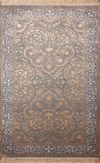 Индийский ковер ручной работы из шелка и шерсти Rajkumar (Ражкумар) 1.47x0.92