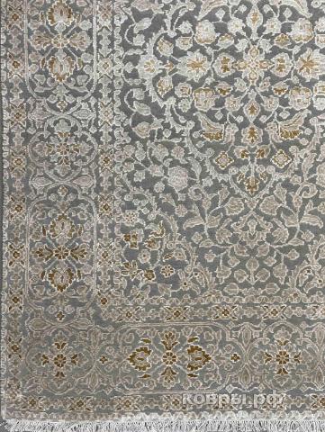 ковер ручной работы Индийский ковер ручной работы из шелка и шерсти 2.93x1.9 — фото 2