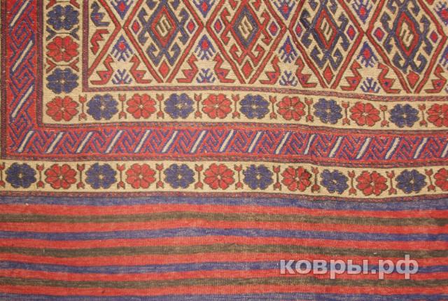 ковер ручной работы Шерстяной Афганский ковер ручной работы Kilim (Килим) 2.75x1.92 — фото 3