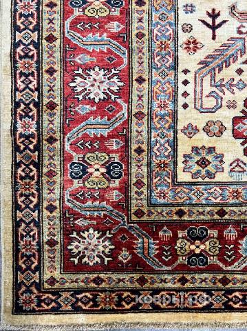 ковер ручной работы Шерстяной Афганский ковер ручной работы Kazakh (Казах) 2.47x3.05 — фото 2