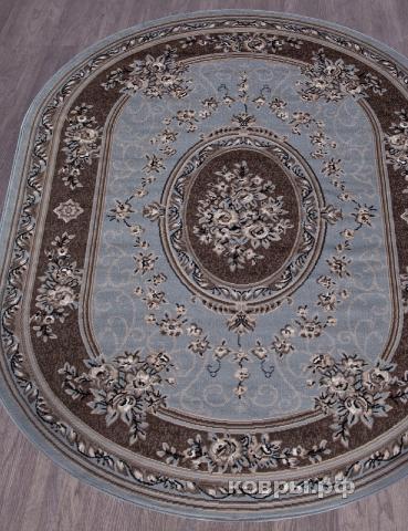 ковер MERINOS SIERRA 5444 BLUE-BROWN 2 Овал — фото 2