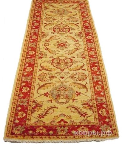 ковер ручной работы Афганский ковер ручной работы Чуби 0.87x2.91м — фото 2