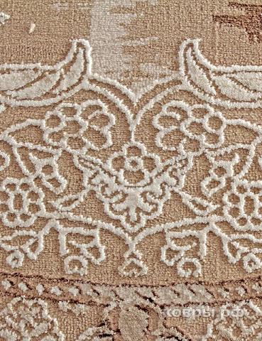 ковер KARMEN HALI ARMINA 03704A BROWN / BROWN Круг — фото 3