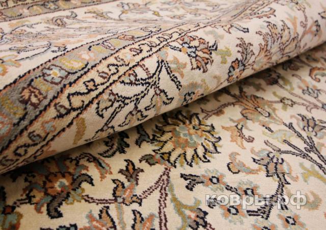 ковер ручной работы Шелковый Индийский ковер ручной работы Kashmir (Кашмир) 2.47x2.35 — фото 5