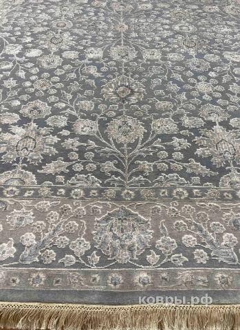 ковер ручной работы Индийский ковер ручной работы из шелка и шерсти Rajkumar (Ражкумар) 2.36x1.73 — фото 4