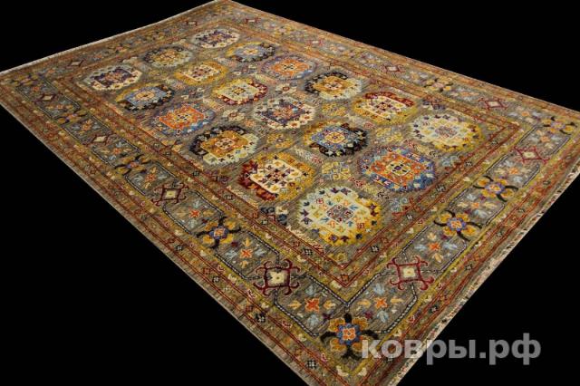 ковер ручной работы Шелковый Афганский ковер ручной работы Sultani (Султани) 2.93x1.99 — фото 3