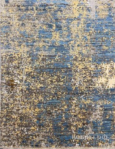 ковер ручной работы Шелковый Афганский ковер ручной работы Designer (Дизайнерский) 3.04x2.41 — фото 4