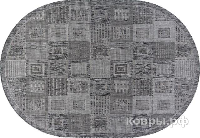 ковер Ковер MERINOS KAIR S138 DARK GRAY Овал