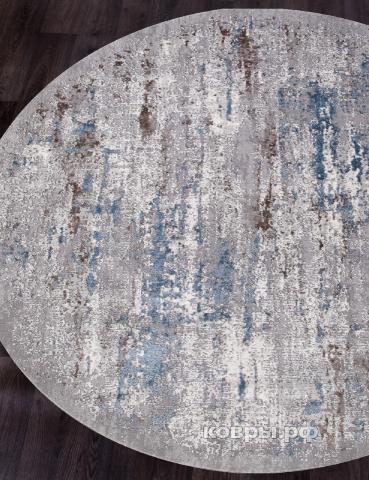 ковер KARMEN HALI ARMINA 03856A BLUE / BLUE Круг — фото 2