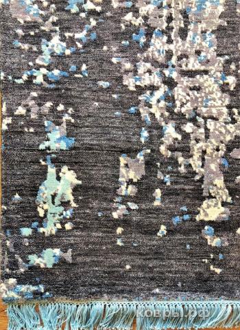 ковер ручной работы Индийский ковер ручной работы из шелка и шерсти 2.87x2.23 — фото 2