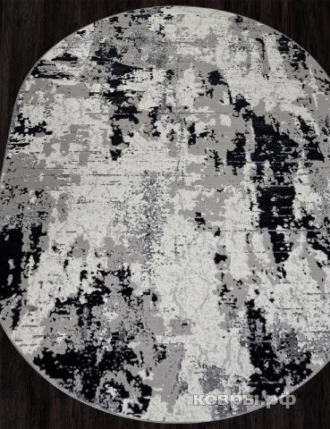 ковер Ковер MERINOS PALERMO F285 DARK GRAY Овал — фото 2