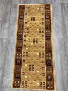 Коврик № 726,бежевый,размер 0,8 на 1,81 метра