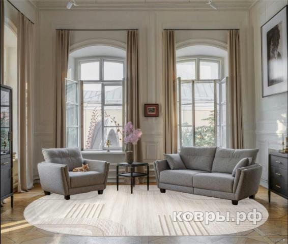 ковер Ковер MERINOS DIOS F437 CREAM Овал — фото 3