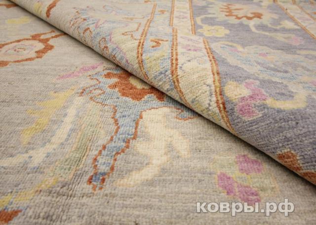 ковер ручной работы Шелковый Афганский ковер ручной работы 5.43x3.67 — фото 8