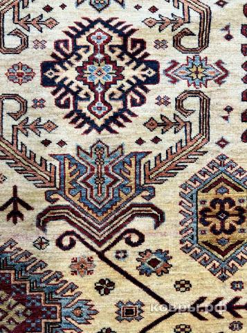 ковер ручной работы Шерстяной Афганский ковер ручной работы Kazakh (Казах) 2.47x3.05 — фото 3