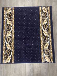 Коврик № 1656,синий,размер 1,4 на 1,55 метра