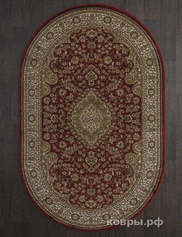 ковер Merinos Valencia D403 RED Овал — фото 2