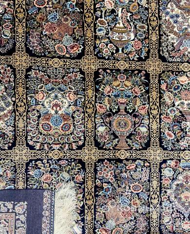 ковер ручной работы Шелковый Иранский ковер ручной работы Qum (Кум) 2.94x1.98 — фото 5