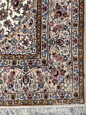 ковер ручной работы Иранский ковер ручной работы из шелка и шерсти Isfahan (Исфахан) 2.45x1.63 — фото 2