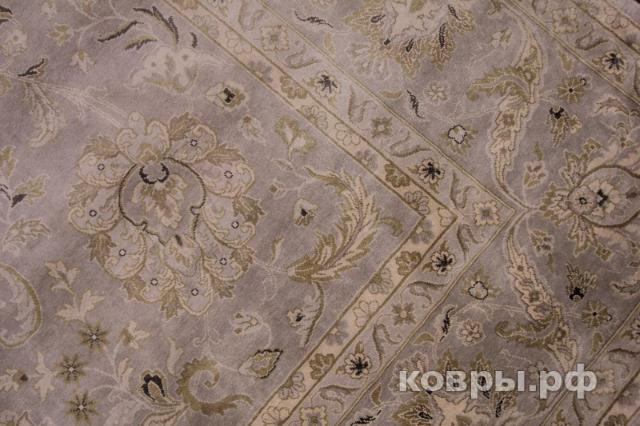 ковер ручной работы Индийский ковер ручной работы из шелка и шерсти Aurora (Аврора) 3.73x2.79 — фото 2