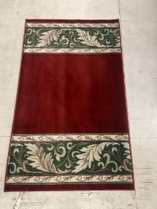 Коврик №1357,бордовый,размер 2 на 1,2 метра