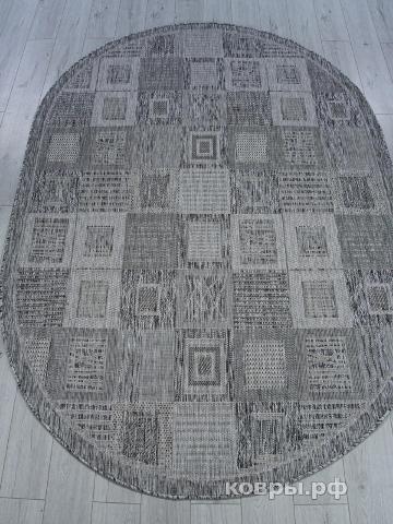 ковер Ковер MERINOS KAIR S138 DARK GRAY Овал — фото 2