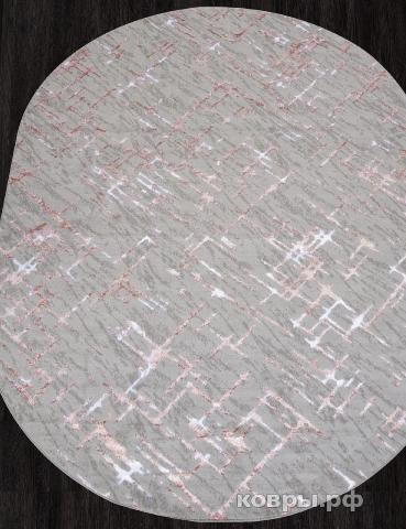 ковер MERINOS LIMAN F164 GRAY-PINK Овал — фото 2