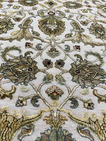 ковер ручной работы Индийский ковер ручной работы из шелка и шерсти 1.84x1.84 — фото 3