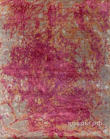 ковер ручной работы Индийский ковер ручной работы из шелка и шерсти 3.02x2.41 — фото 3