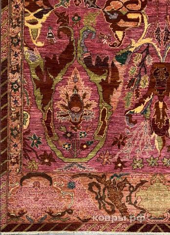 ковер ручной работы Шелковый Афганский ковер ручной работы Bidjar (Биджар) 2.94x1.98 — фото 2