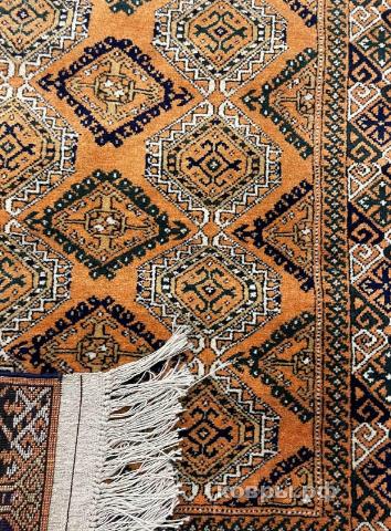 ковер ручной работы Шерстяной Афганский ковер ручной работы Keschebe (Кежебе) 3.17x0.81 — фото 4