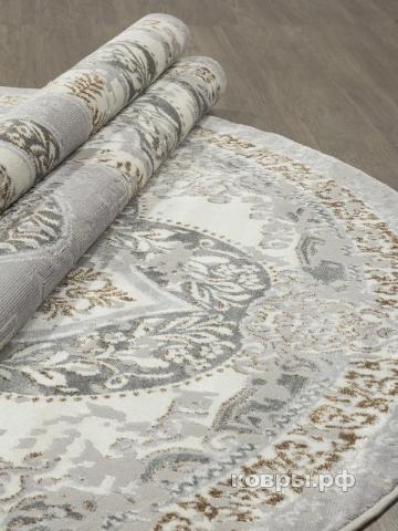 ковер Ковер MERINOS PALERMO F290 GRAY-GREEN Овал — фото 4