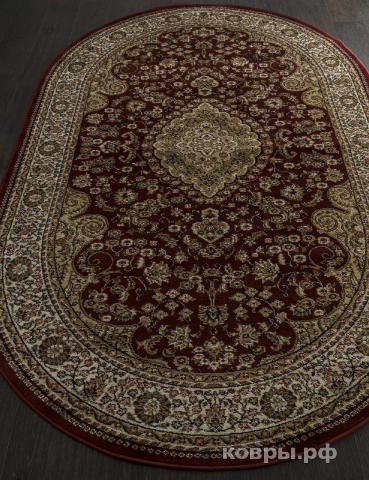 ковер Merinos Valencia D403 RED Овал — фото 3